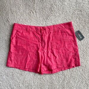 BCG Heather Red Mid Rise / High Rise Active Cotton Women’s Shorts Size 16 NEW